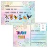 Better Office Products Kids Fill in the Blank Thank You Cards & Envelopes for Boys and Girls, 4.25in. x 6in., 50PK 64633